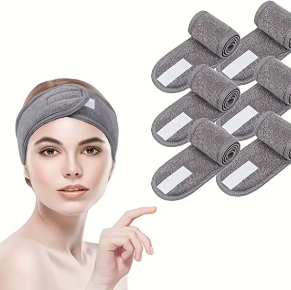 Knit Makeup Headbands with Fastening Straps