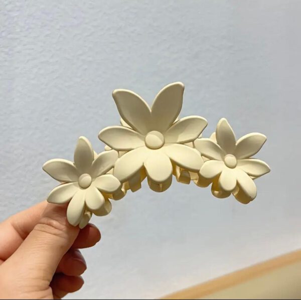 Minimalist Flower Claws Large Hair Clips