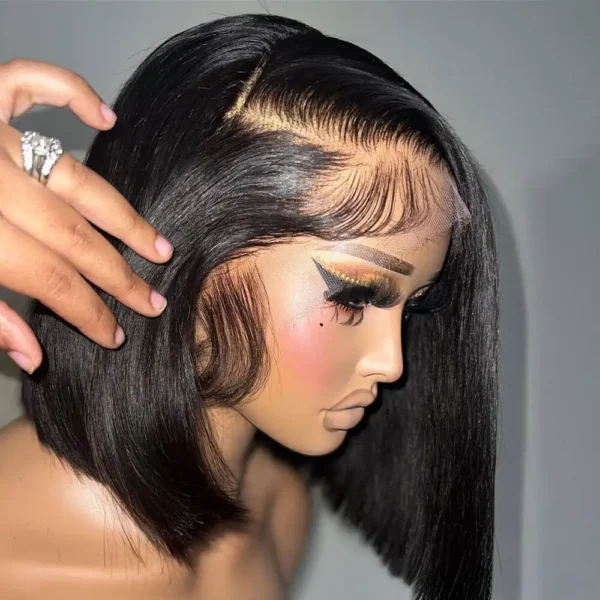 Bob Wig 13x4 Lace Front Human Hair - Image 2