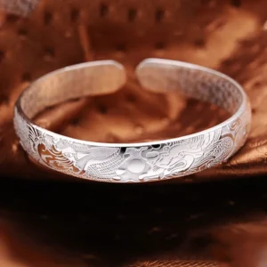 Silver Phoenix Bangles
