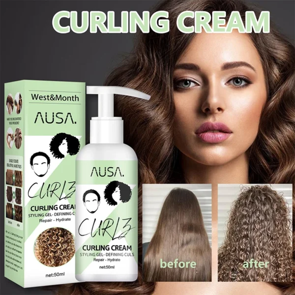 50ml Curling Anti-Frizz Styling Lotion Moisturizing Hair Care