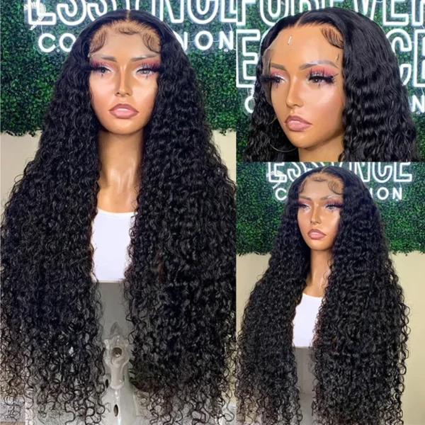 Kinky Curly 13x4 Lace Front human hair Frontal Wig - Image 2