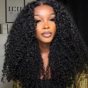 Kinky Curly 13x4 Lace Front human hair Frontal Wig